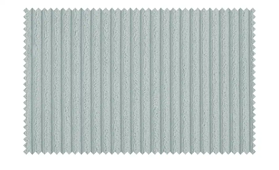 Ecksofa Arissa de Luxe Pastellblau rechts Cordstoff