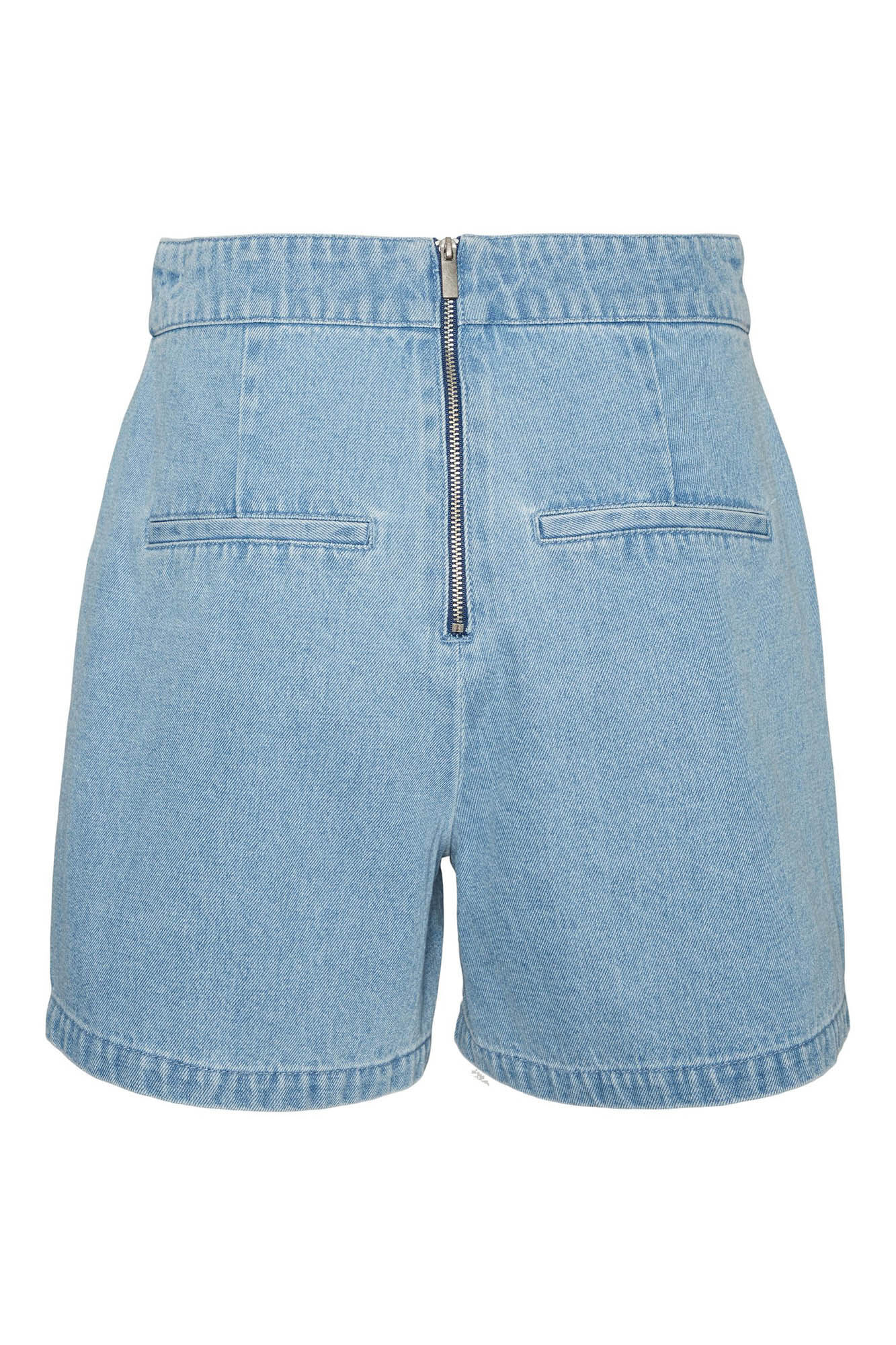 Shorts jeans com detalhe de botões - Azul