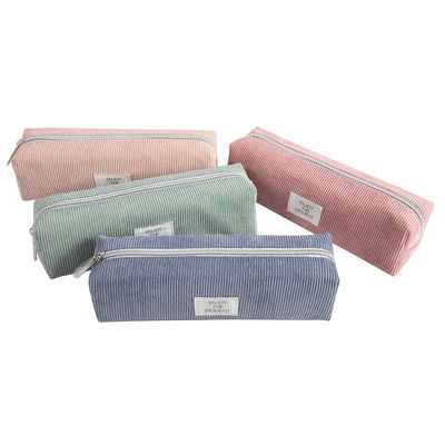 Trousse carrée Velvet - 1 compartiment - disponible dans différentes couleurs - Exacompta