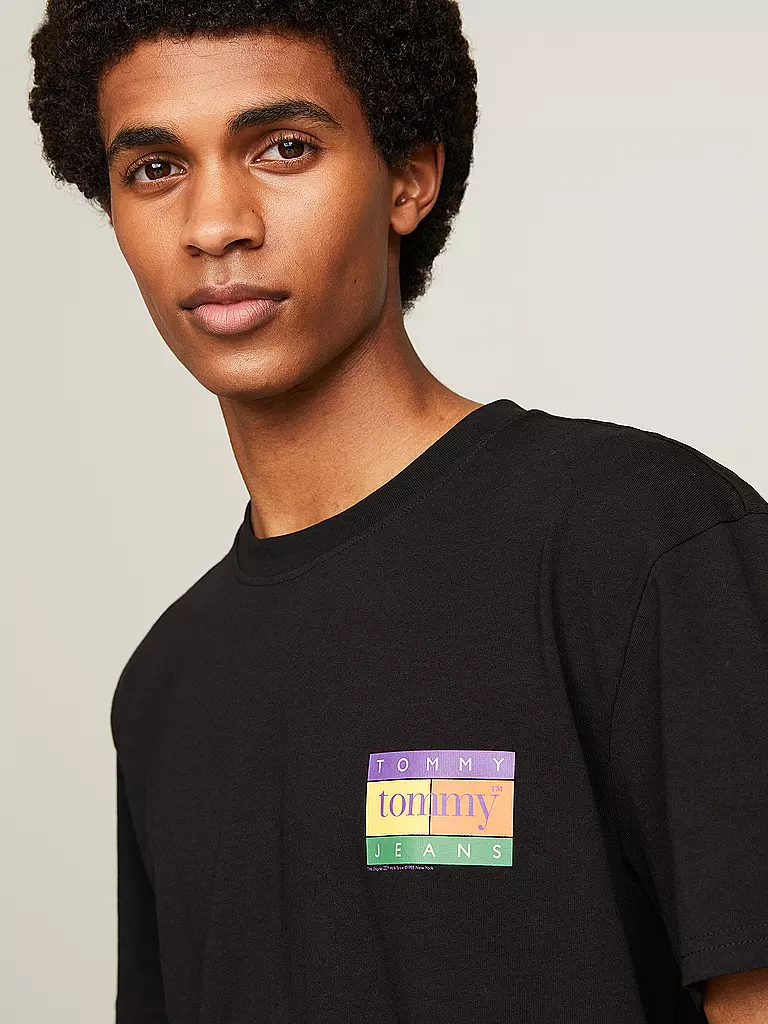 TOMMY JEANS T-Shirt schwarz