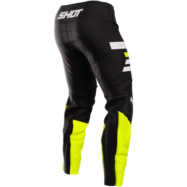 Shot - Pantalon Devo Reflex Noir / Jaune fluo