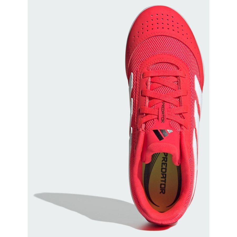 adidas Predator Club Sala IN Pure Victory - Lucid Red/Blanc/Noir Enfant