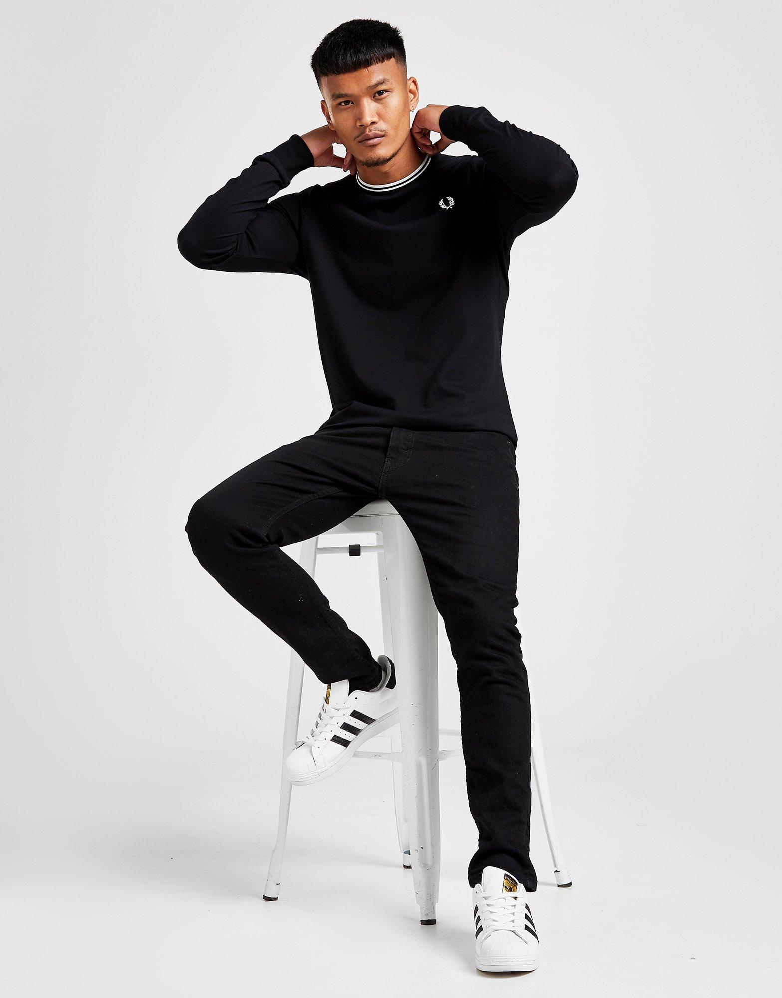 Fred Perry T-shirt Twin Tipped Longues Manches Homme