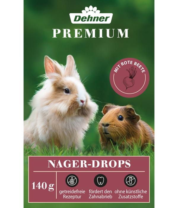 Dehner Premium Nager-Drops, 3 x 140 g