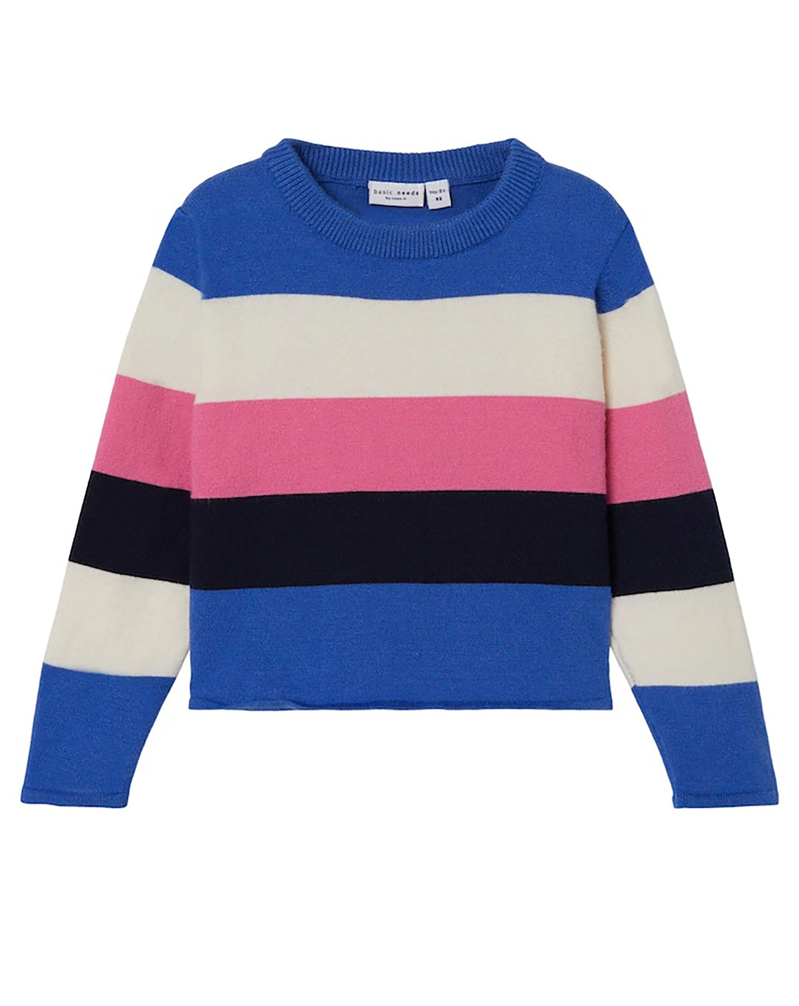 Pullover NMFVAJSA SHORT KNIT in dazzling blue
