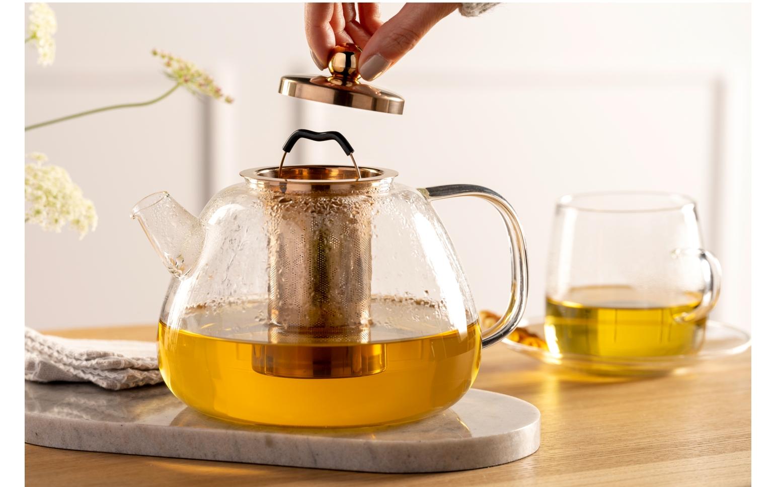 Teekanne Tè per te 1.5 l, TransparentTeebereiter
