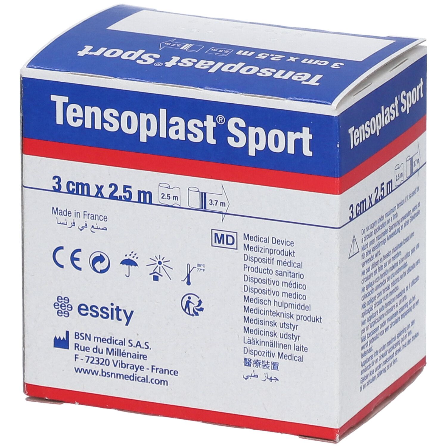 Tensoplast® Sport 3 cm x 2,5 m