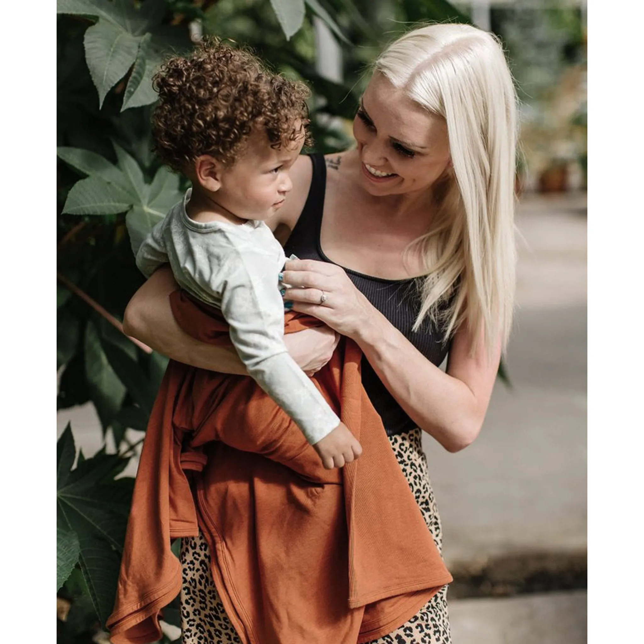 Loulou Lollipop Couverture Jersey - Umbra Ocre