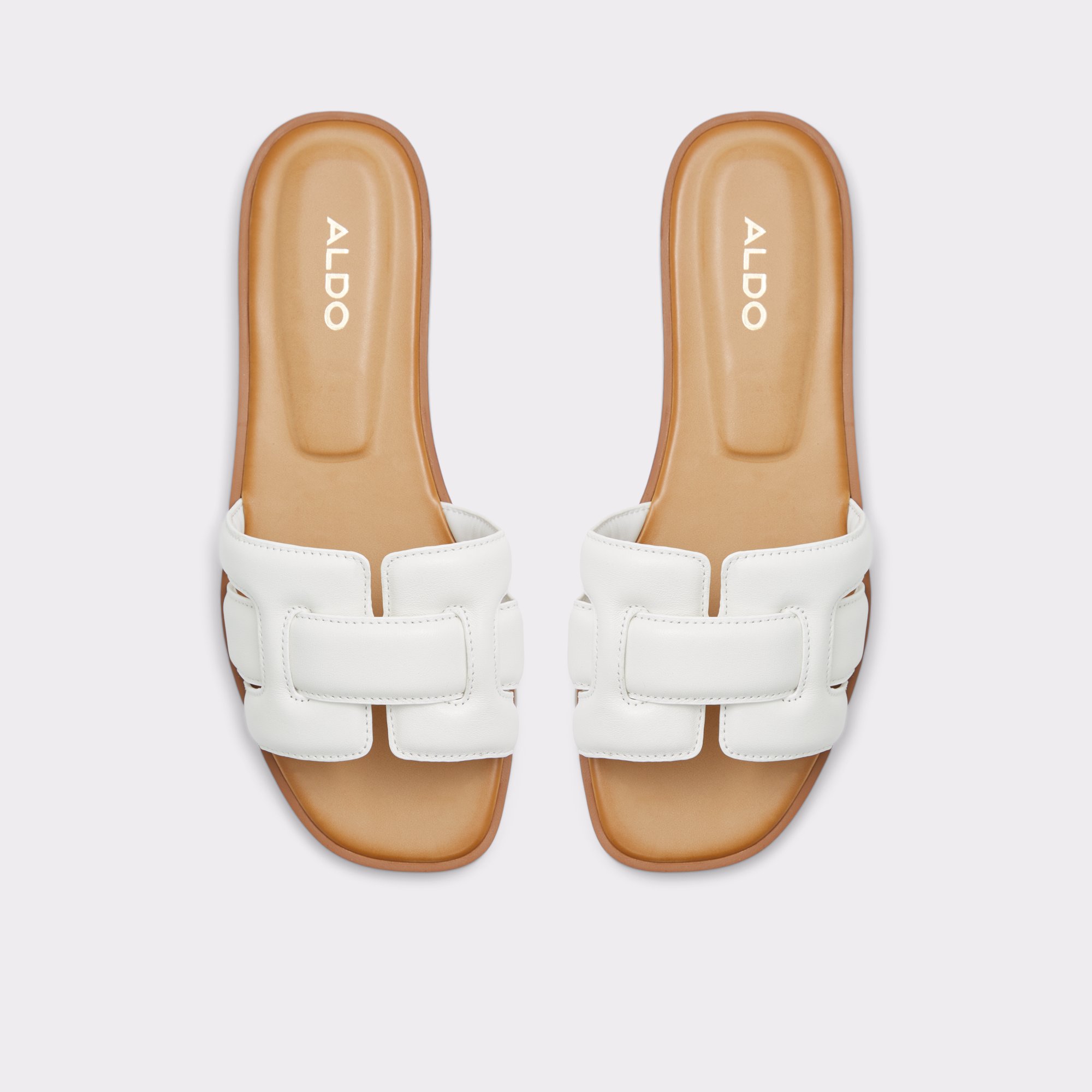 Elenaa White Women Flat Sandals
