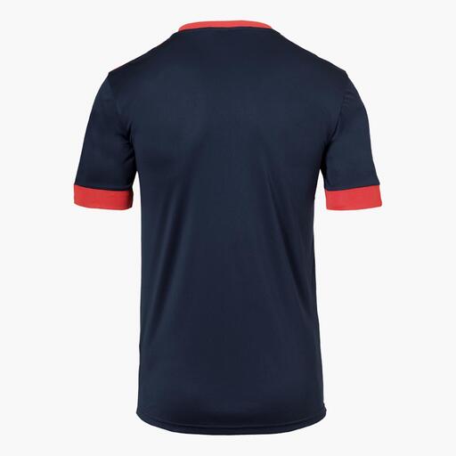 Camisa Offense 23 de manga curta, azul marinho/vermelho/branco, Uhlsport