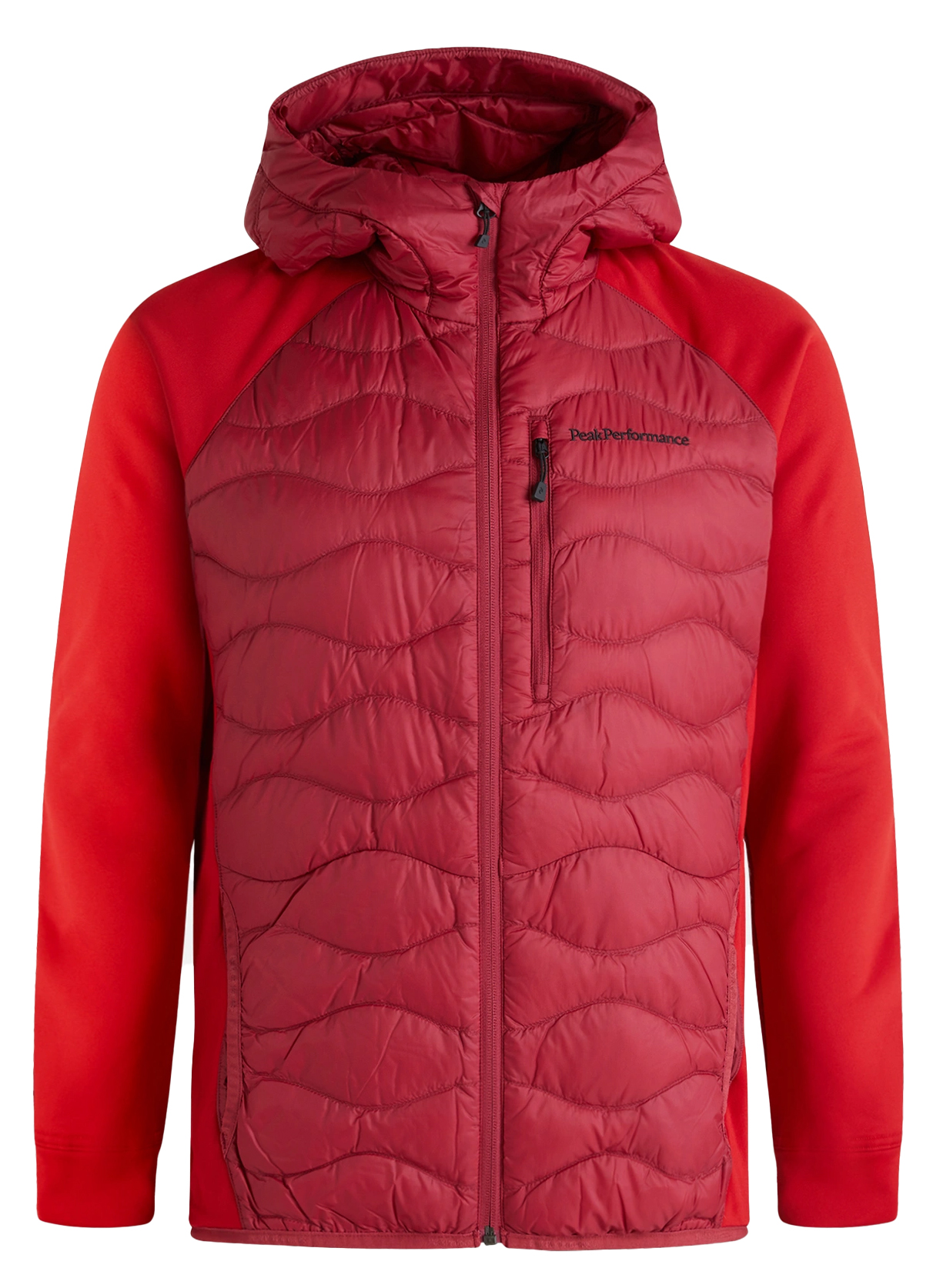 Helium Down Hybrid Hood Herre Rouge Red