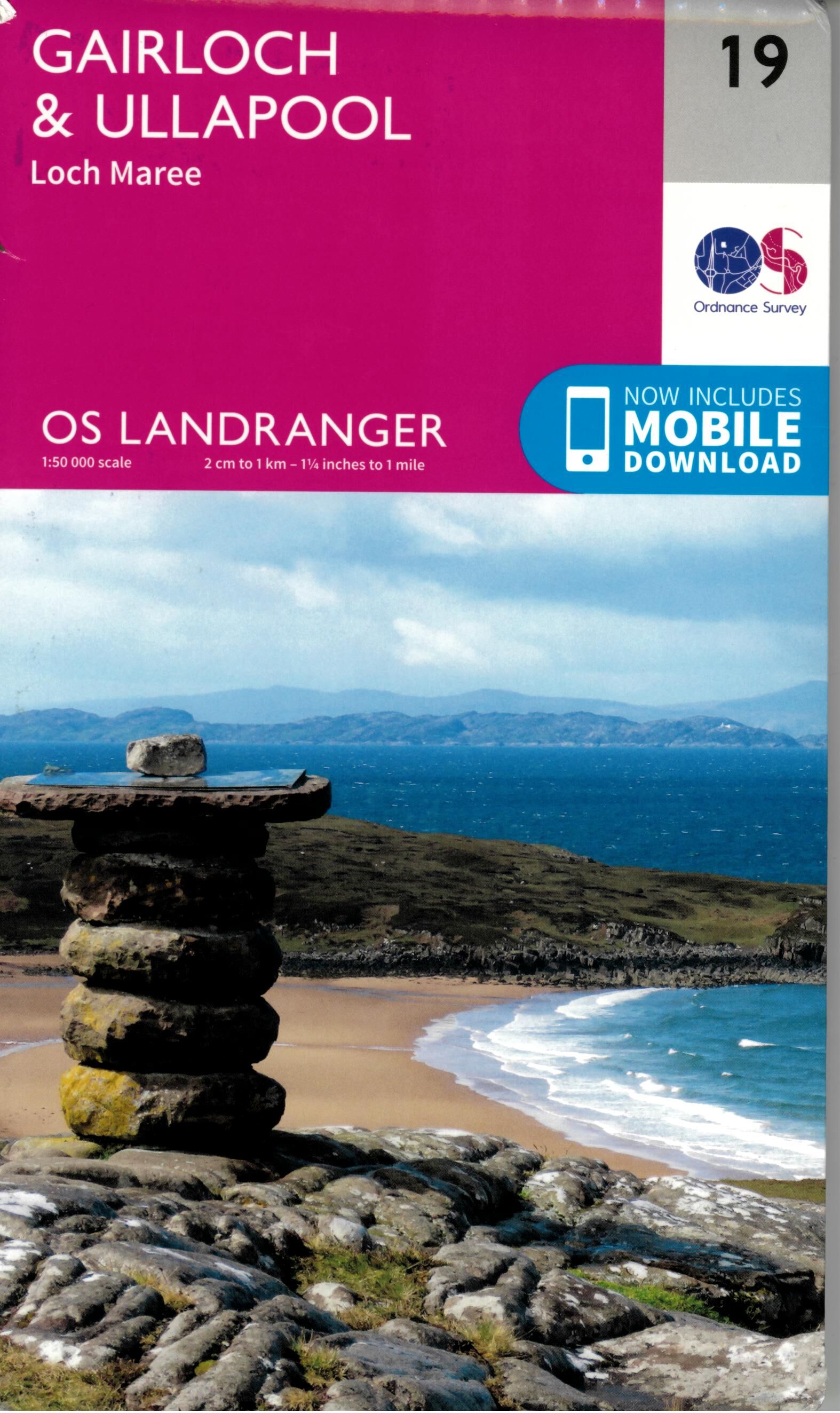 ORDNANCE SURVEY - 19 GB GAIRLOCH ULLAPOOL 1 50 000