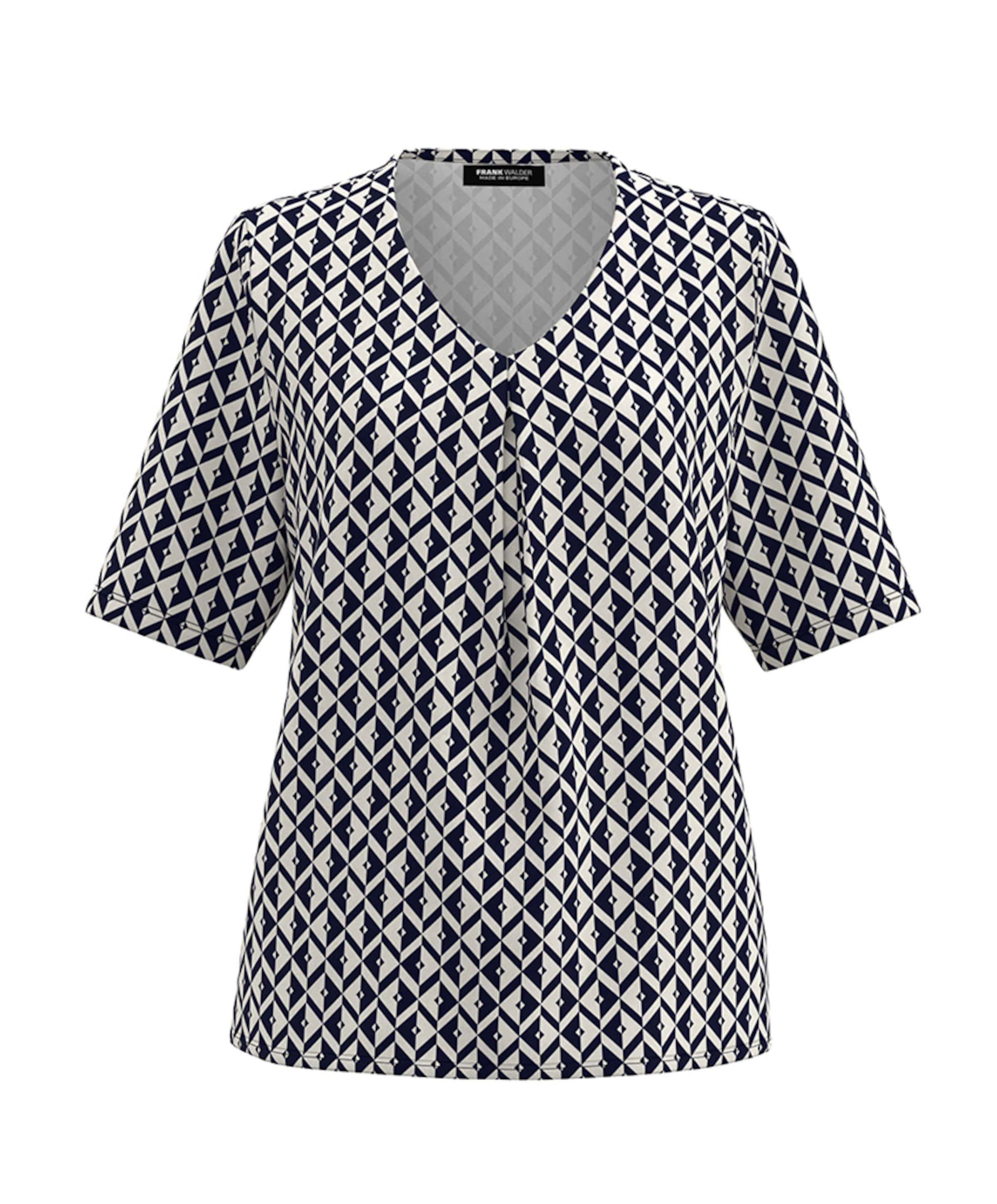 Frank Walder Dames T-shirt blauw
