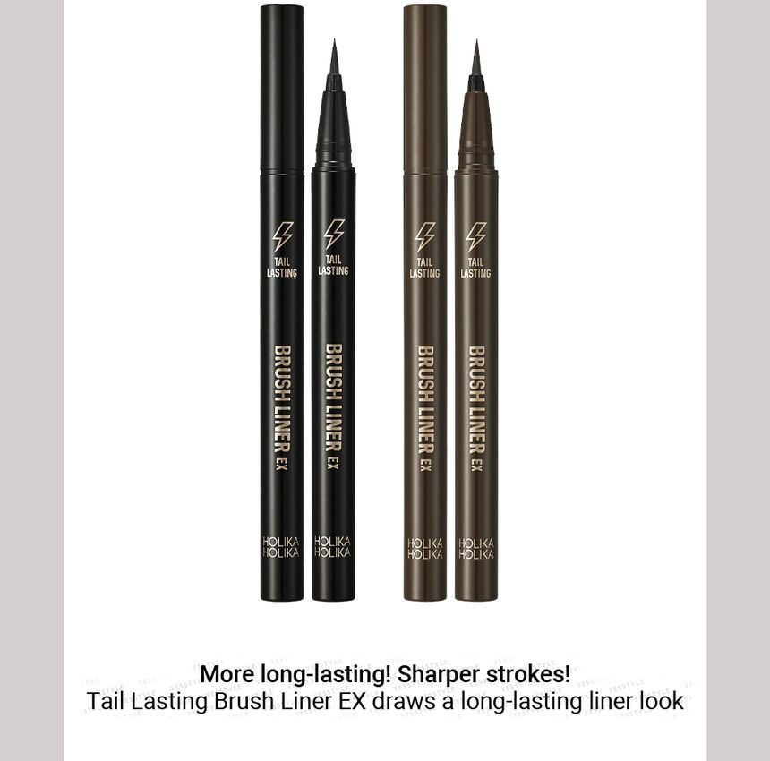 HOLIKA HOLIKA - Tail Lasting Brush Liner EX - 2 kleuren