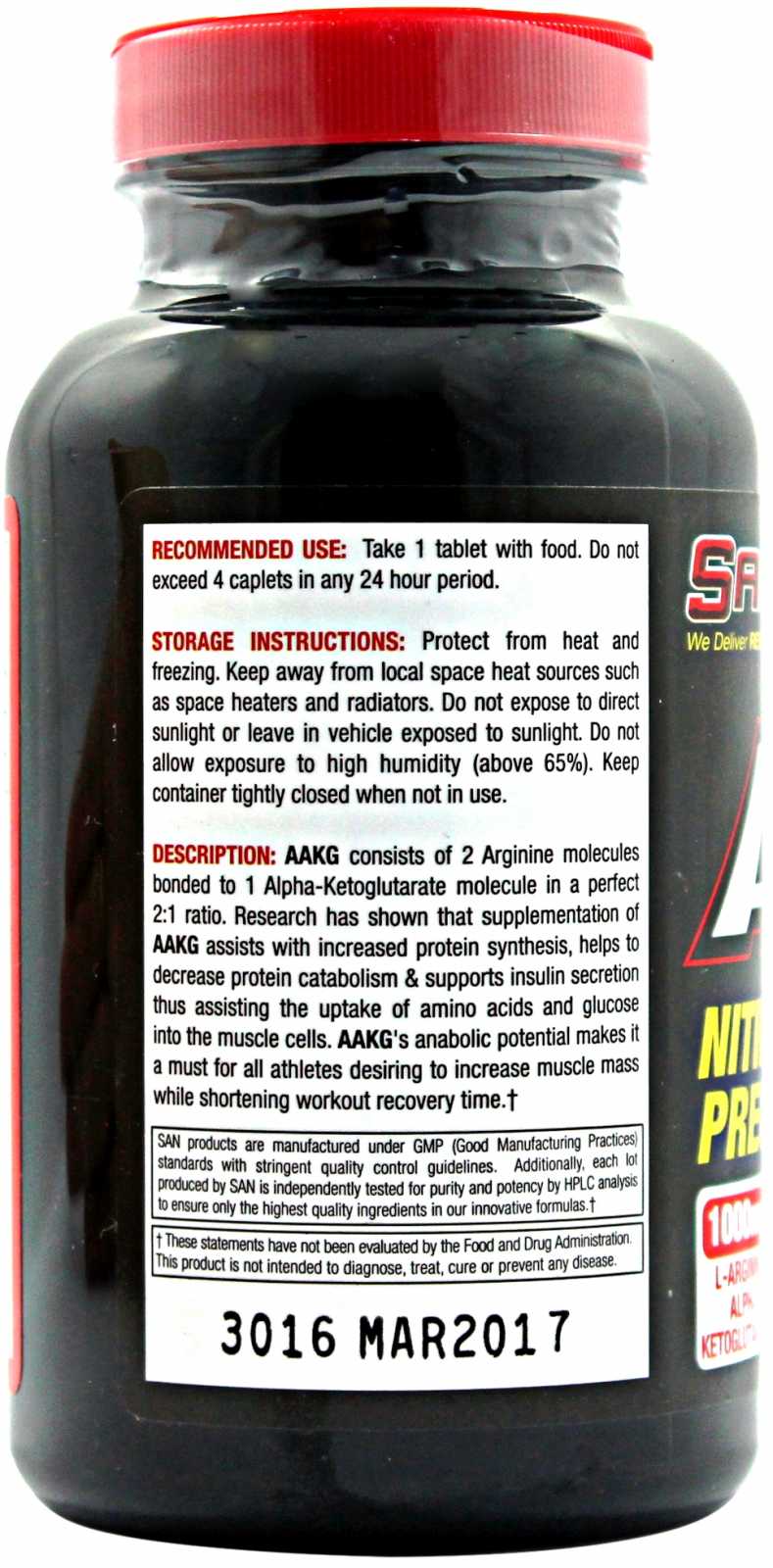 SAN Nutrition AAKG 120 comprimidos