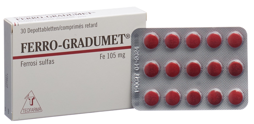 FERRO-GRADUMET Depottabl Blist 30 Stk