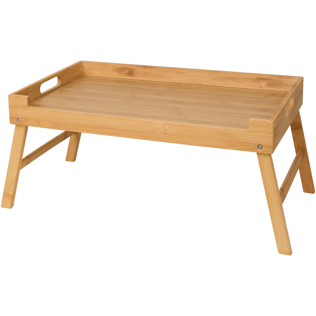 Inklapbaar bamboe dienblad 23 x 48 x 28 cm | diverse varianten