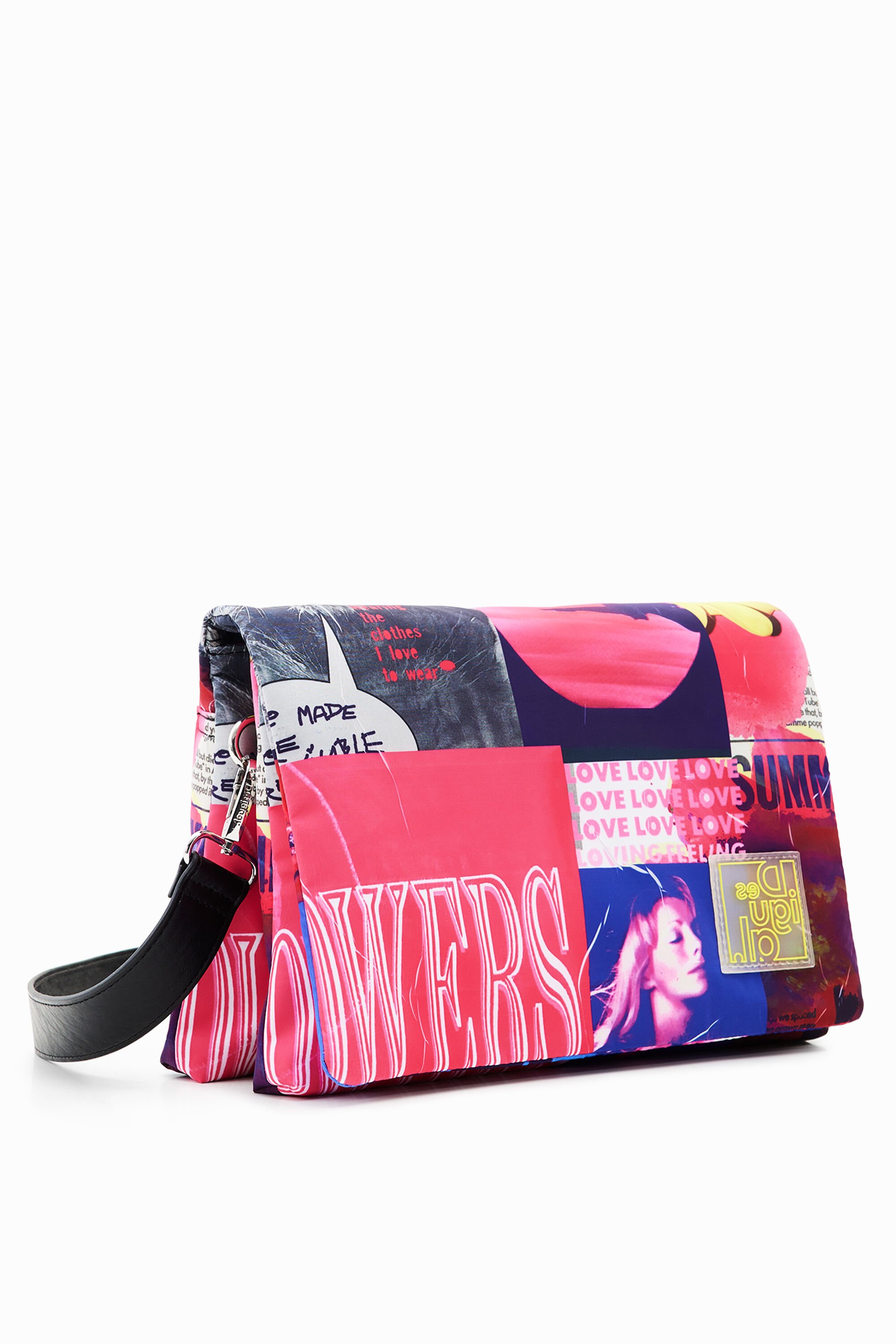 Sac à bandoulière moyen collage