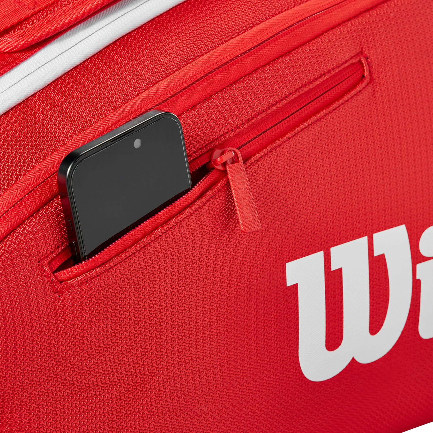 Wilson Super Tour Red 15 Pack Tennistasche für 15 Schläger rot