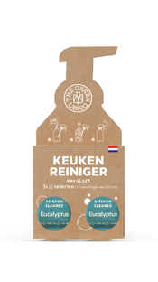 The green Lab Co. Navul Set Keukenreiniger Tabletten Eucalyptus 3ST
