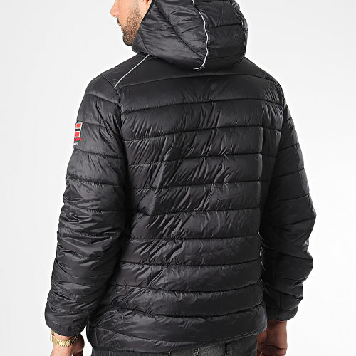 Doudoune Capuche Brick Noir