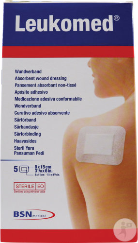Leukomed Pansement Stérile 8x15cm Pièces 5 (7238009)