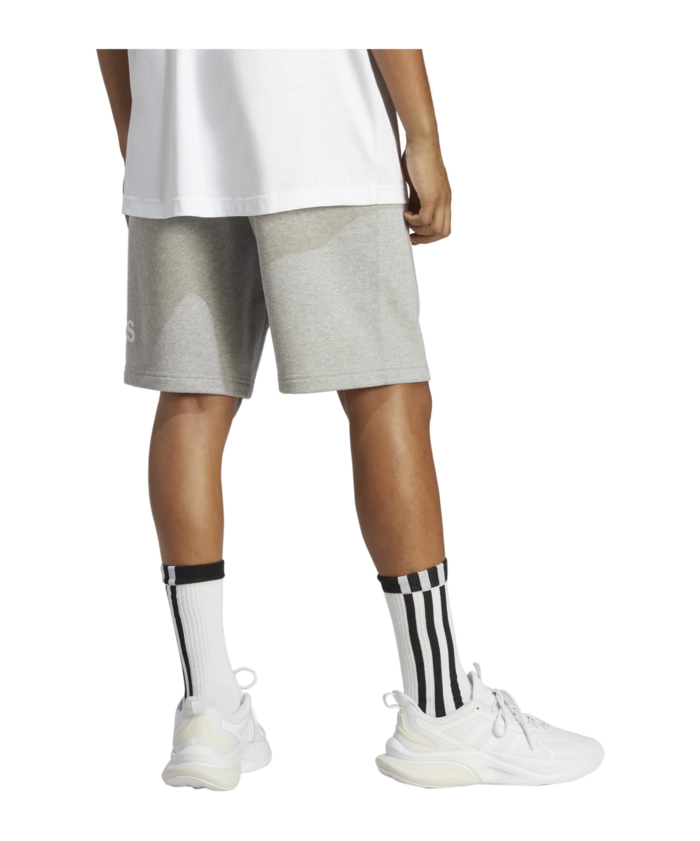 adidas Essentials French Terry Short Grau