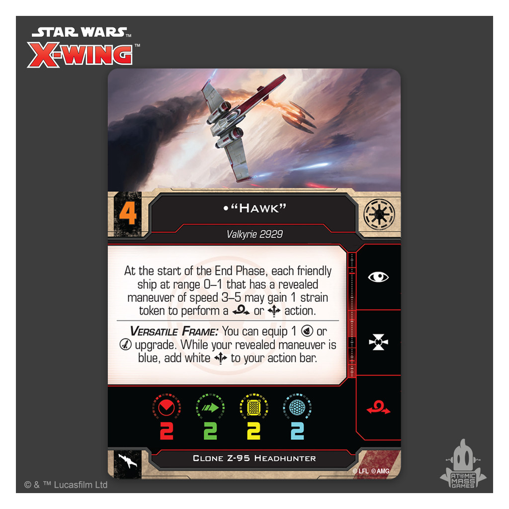 X-Wing 2.0 - Le Jeu de Figurines - Chasseur de Têtes Z-95 Clone