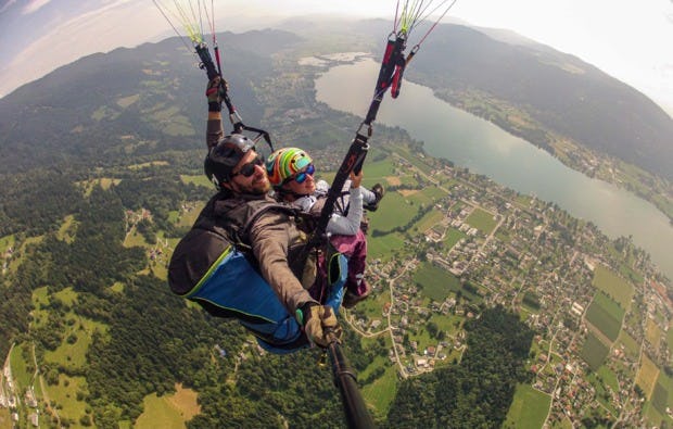 Gleitschirm Tandemflug Arnoldstein