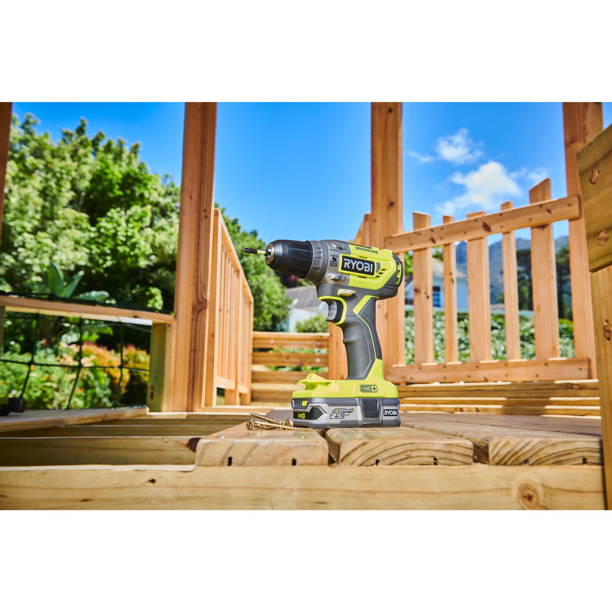Ryobi Schlagbohrschrauber ONE+ Akku-Schlagbohrschrauber R18PD5-0, 18Volt