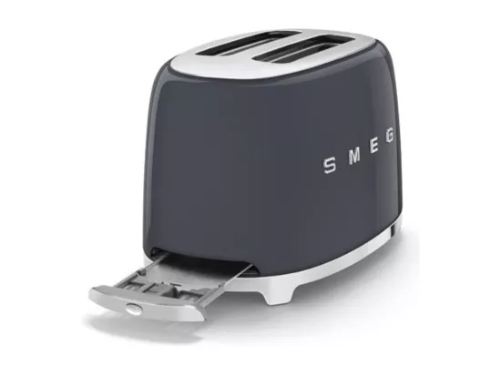 Smeg Grille-pain 2 fentes 950w gris ardoise - TSF01GREU