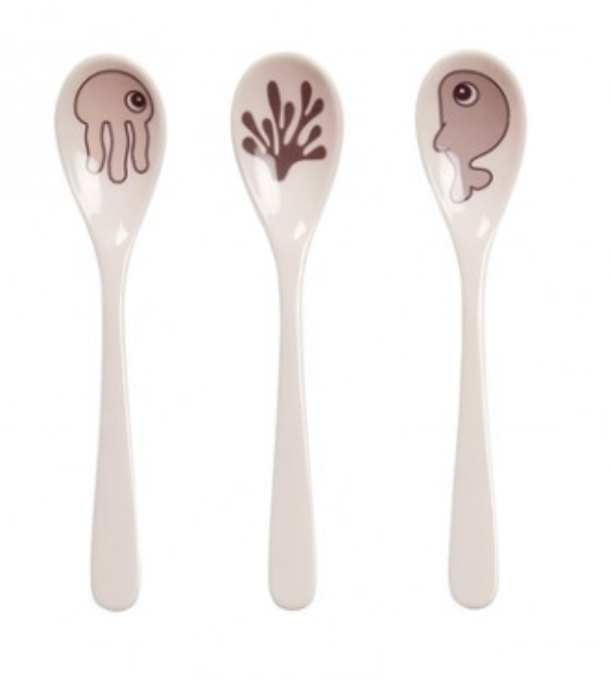 Lot de 3 cuillères Sea friends Rose