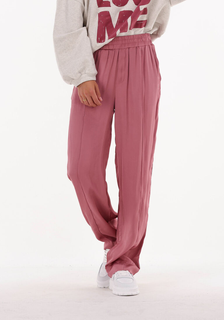 10DAYS roze 10days pantalon pleated pants satin