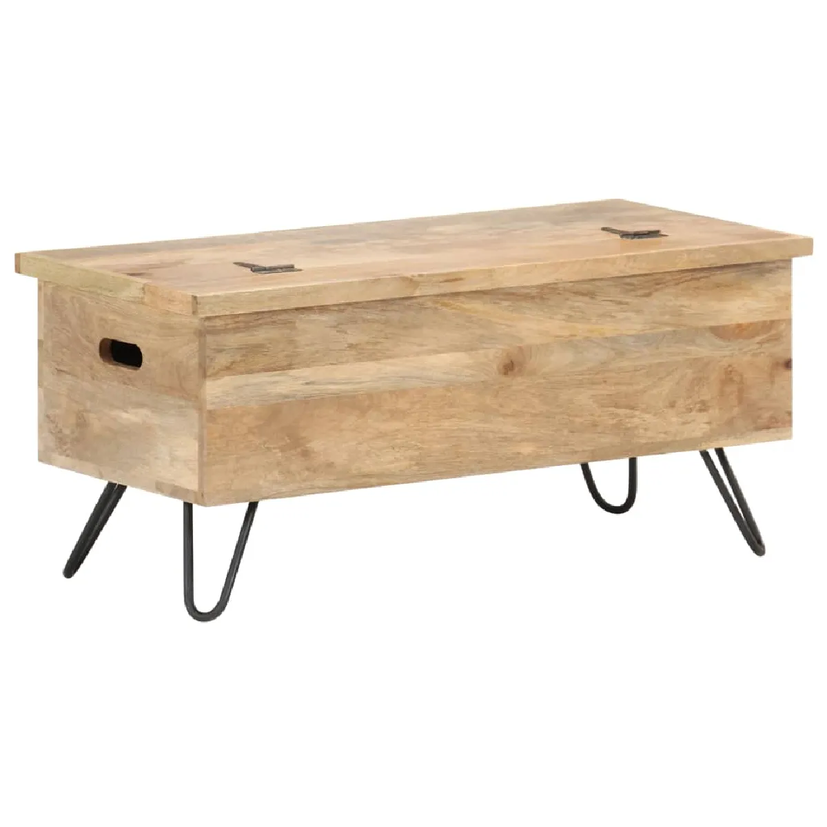 vidaXL Coffre Bois de manguier - 90x40x45 cm