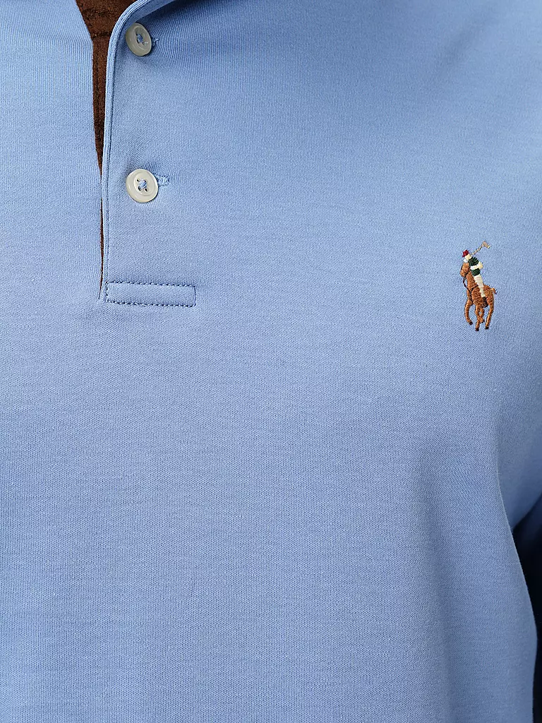 POLO RALPH LAUREN Poloshirt Custom Slim Fit hellblau