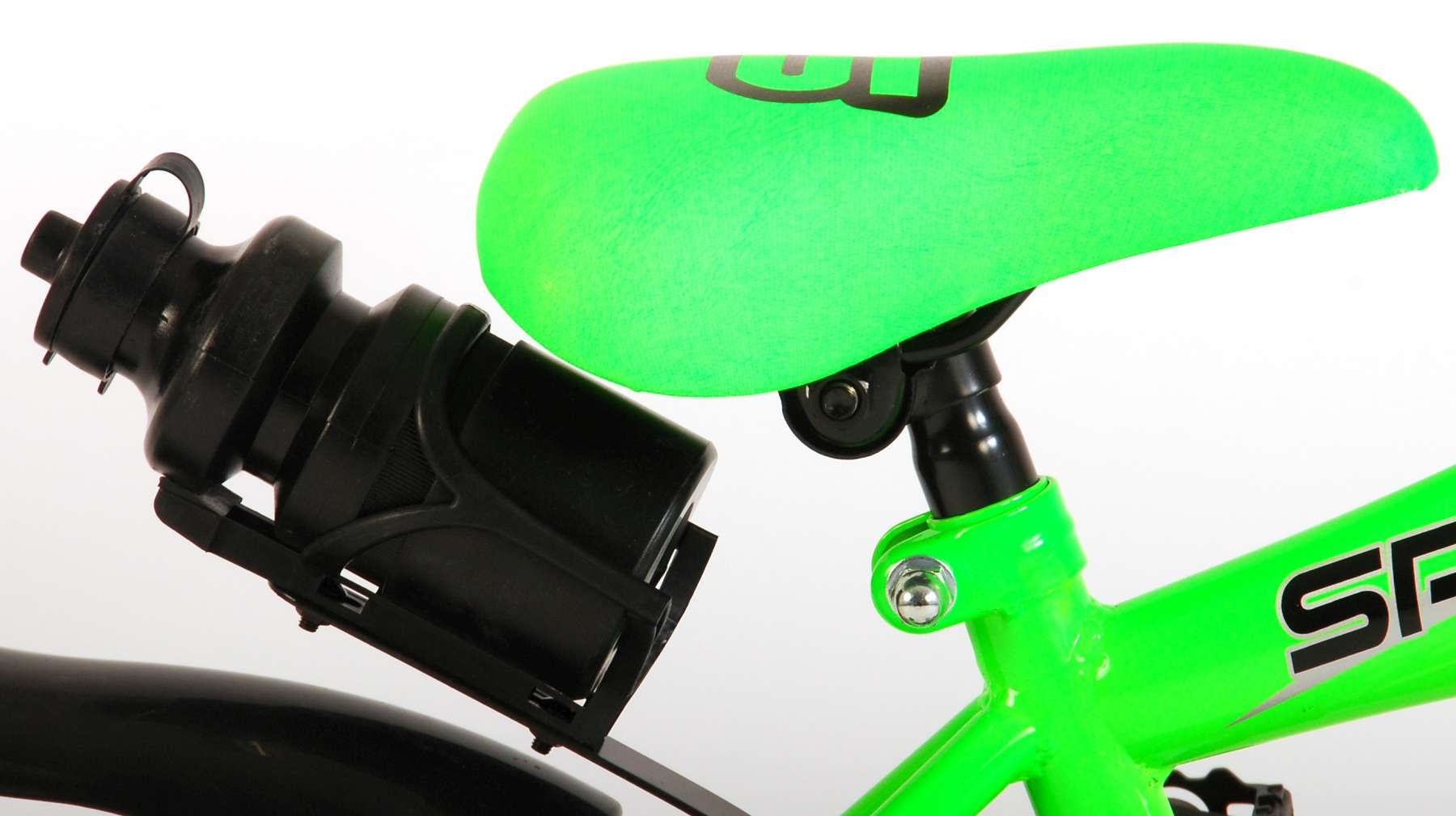TPFSports Sportivo Kinderfahrrad - Jungen - 12 Zoll - 2 Handbremsen - Neon Gelb