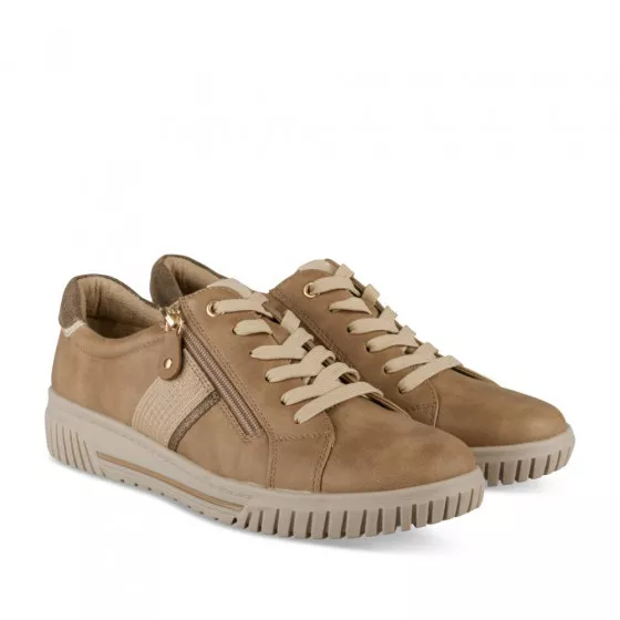 Baskets TAUPE RELIFE