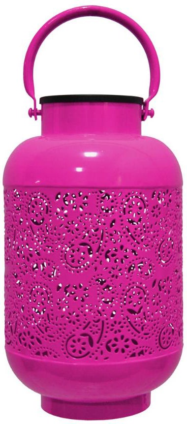 Intratuin solar lantaarn Londen roze D 16 H 27 cm
