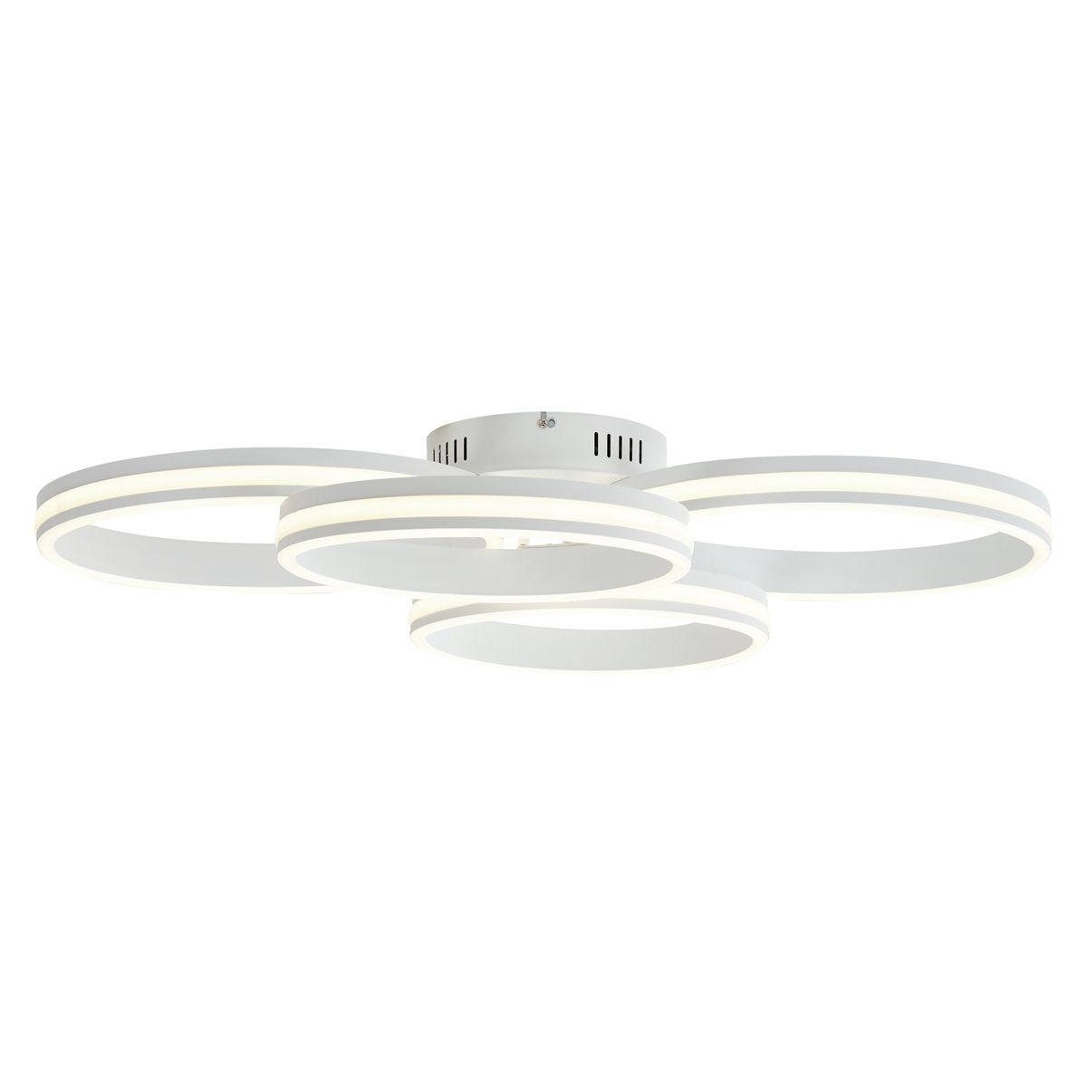 Plafondlamp wit incl. LED 3-staps dimbaar 4-lichts - Navara
