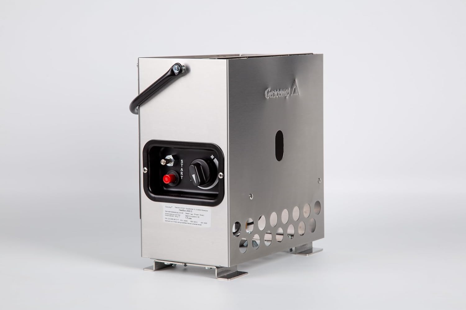 Heatbox 2000 edelstahl 50 mbar Zeltheizung Campingheizung Anglerheizung Jadgheizung