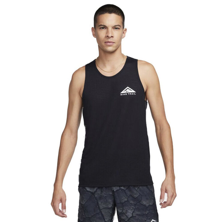 Nike Dri Fit Trail Solid Tank Top Sort