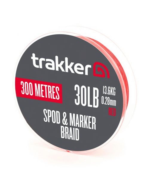 Trakker Spod Marker Braid Red 13.6kg - Gevlochten lijn - 300 m 30 lb