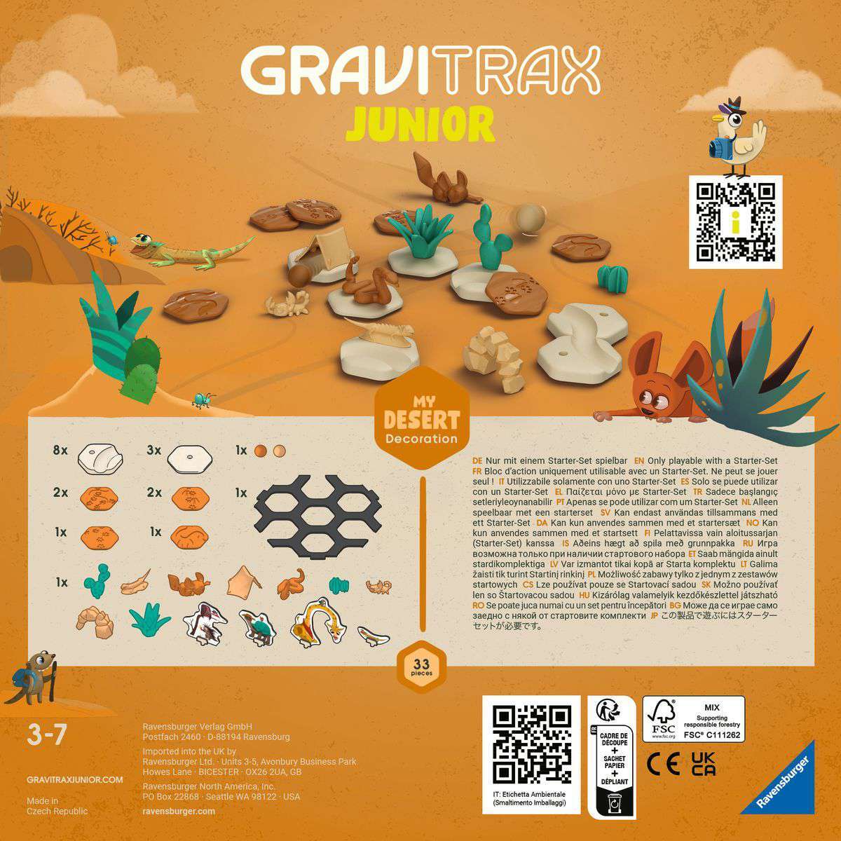 Ravensburger Spiel GraviTrax Junior Extension Desert