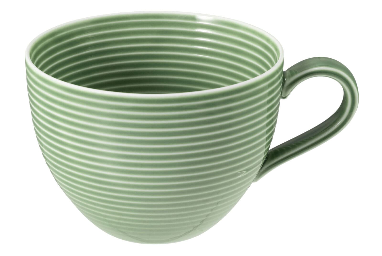Seltmann Weiden Milchkaffee-Tasse BEAT COLOR GLAZE salbeigrün