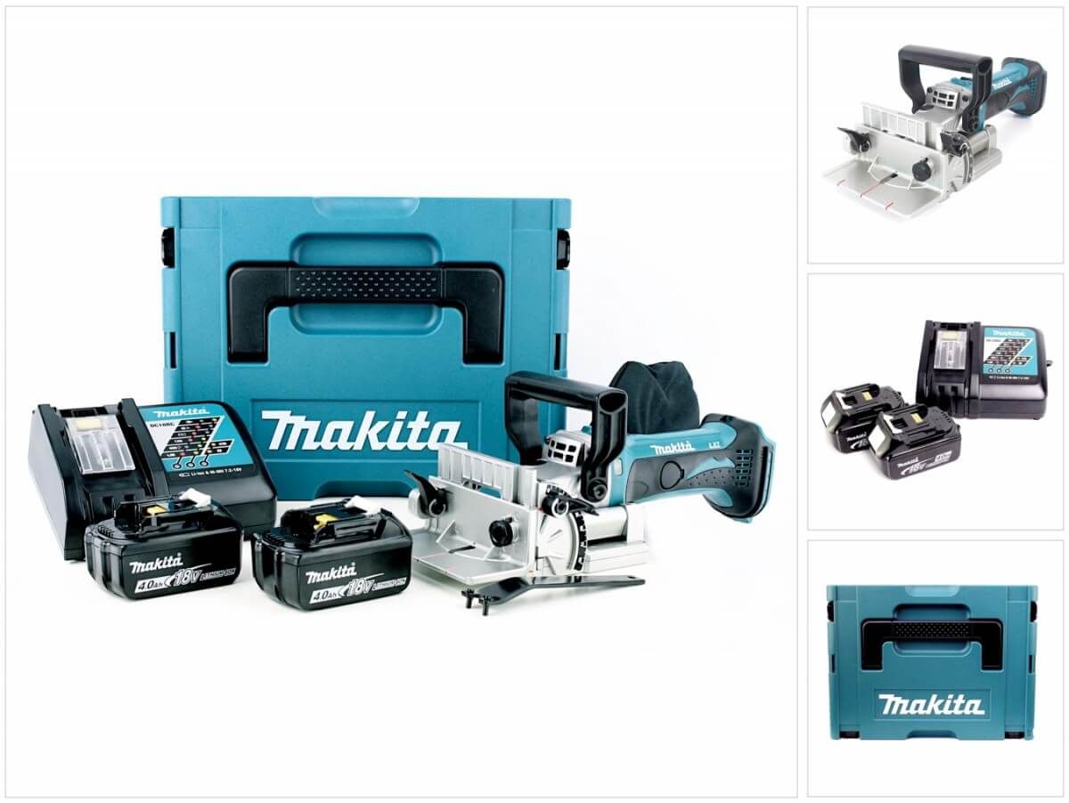 Makita DPJ180RMJ 18V Li-ion accu lamellenfrees set (2x4.0Ah) in Mbox