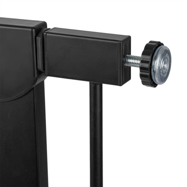 Sikkerhetsport for barn, sort Nukido 718200