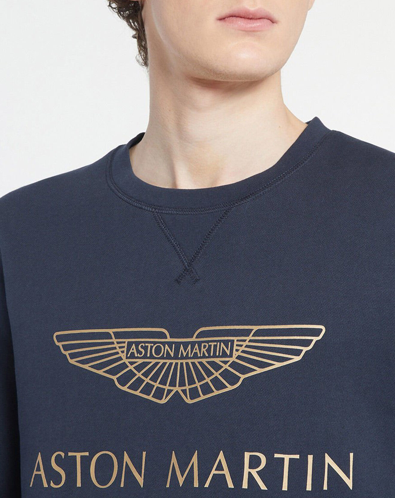 Hackett London Sweat Aston Martin Racing bleu marine