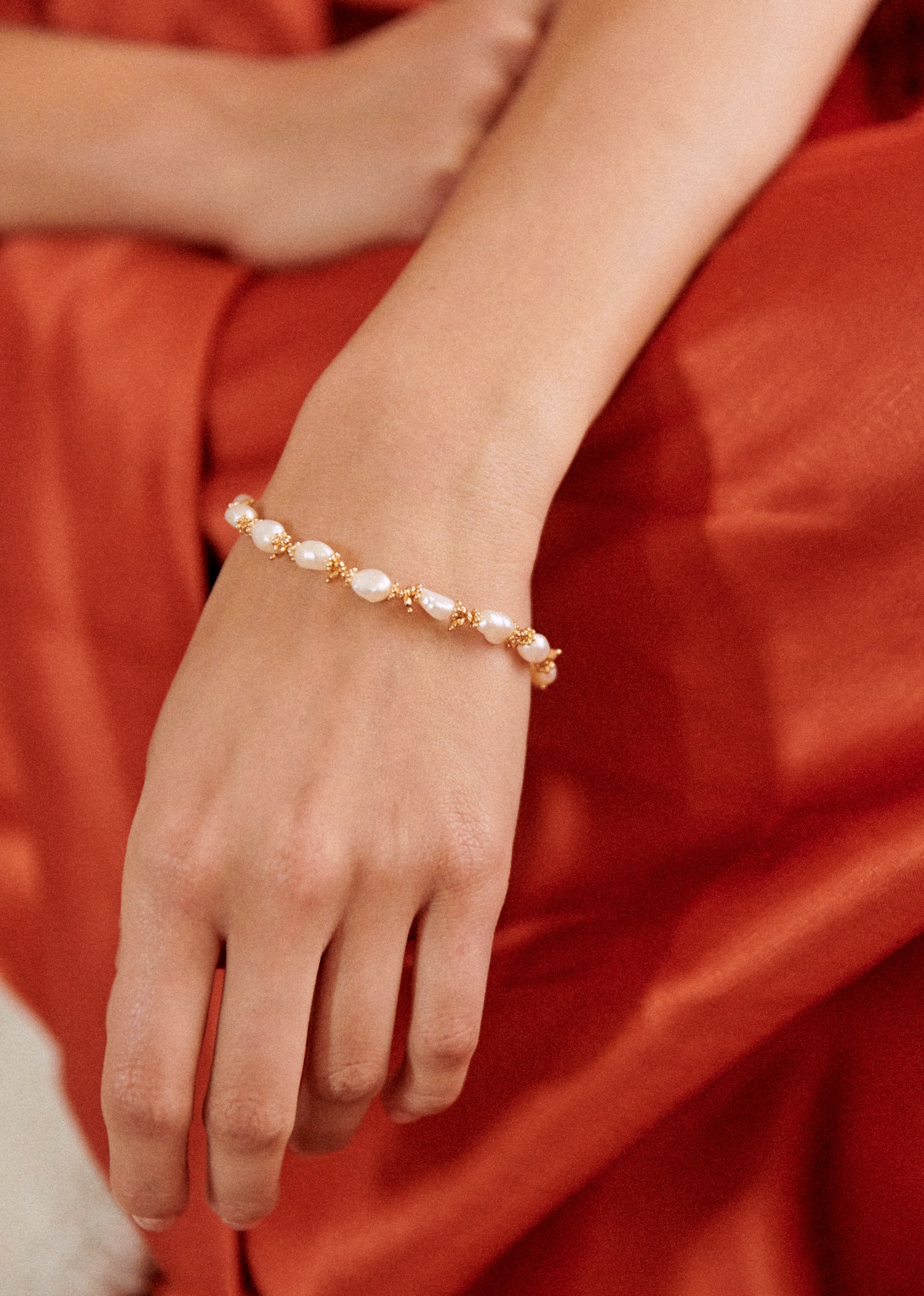 Bracelet Milo - Nacre doré - E-SHOP/BIJOUX Bracelets & Bagues 5905859