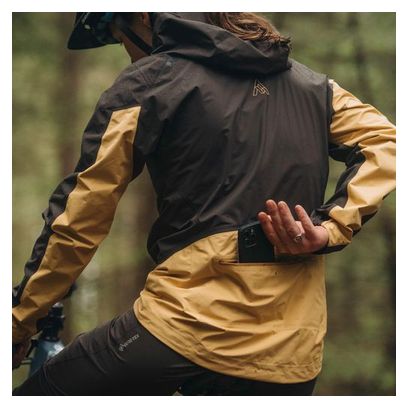 Veste Femme 7Mesh Copilot Marron / Jaune Elk