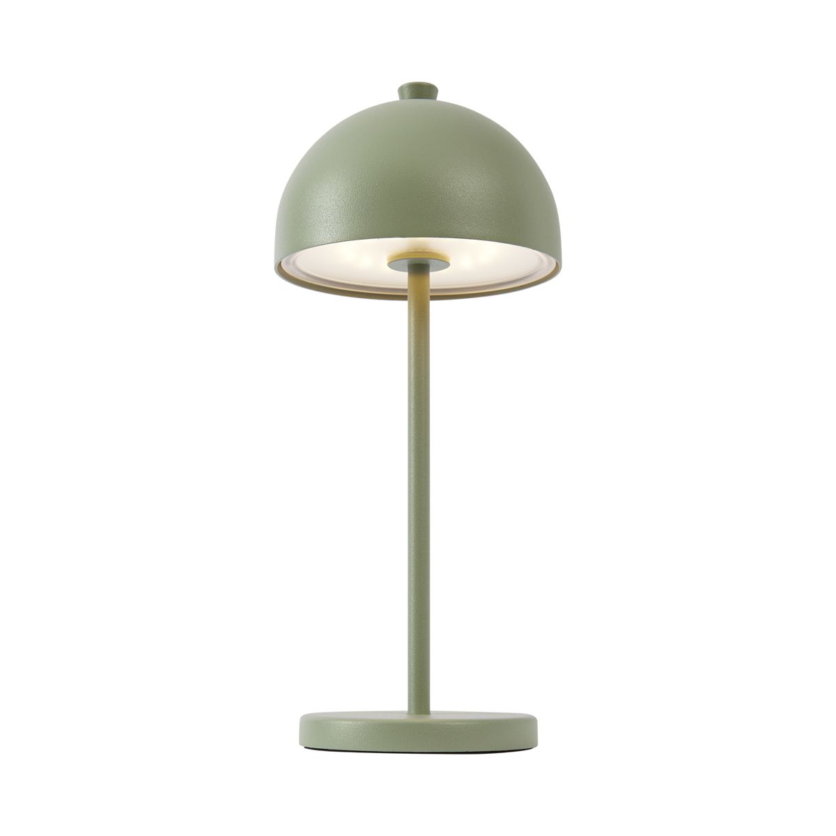 Tafellamp groen incl. LED IP54 oplaadbaar met laadstation - Squirrel